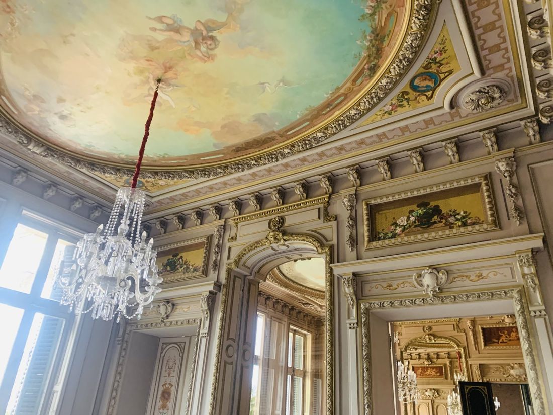 Techo pintado del Palacio